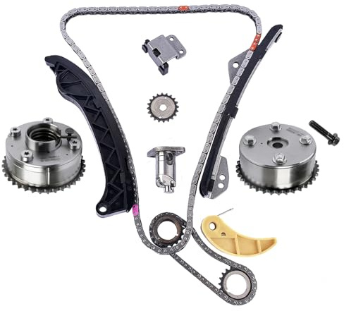 Flynsu Timing Chain VVT Gear Sprocket Kit Replacement for 2009-2015 Toyota Prius Corolla Matrix Scion XD Pontiac Vibe 1.8L Part# 13070-0T010 13050-0T010
