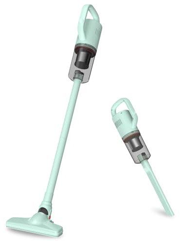 KEROMEE Aspirapolvere senza fili,aspirapolvere portatile potente 2 in 1 per peli di animali domestici, pavimenti in legno duro, lettiera per gatti, pulizia della casa