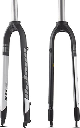 Rigida MTB Forcella Anteriore 1-1/826/27.5/29 in Tubo Dritto Superleggero Forcella Anteriore 28.6mm Threadless Freno A Disco Rigido MTB Forcella