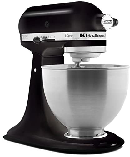 Gleitbrett aus Acryl | schwarz glänzend | 35x22cm für KitchenAid Classic | Artisan | und vielen anderen Küchengeräten | mit hochwertigen Teflongleitern für müheloses Verschieben | Made in Germany