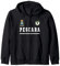 Pescara Sport/Calcio Jersey Bandiera Calcio Felpa con Cappuccio