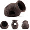 KyeeaDIY Aquarium Dekoration Thematische Ornamente - Keramik Fischbecken Höhle für Betta Cichlid - Zubehör Landschaftsbau Rock Cave Deko Fish Shrimp Hiding (Vase)