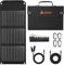 Takki Panneau solaire 30 W, kit de chargeur de batterie pliable avec ports USB DC de type C pour téléphones portables, générateur de station d'alimentation portable, tente pour la maison, RV