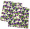 YXJDWEI Baumwollstoff Meterware Stoffe Basteln Gewebe Quadrate 100% Baumwolle Stoffpaket zum Nähen für Patchwork DIY Kleidung Handarbeit (Lila Tulpe, 145x100cm)
