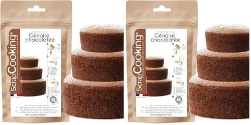 Scrapcooking Préparation Génoise Chocolat (Lot de 2)