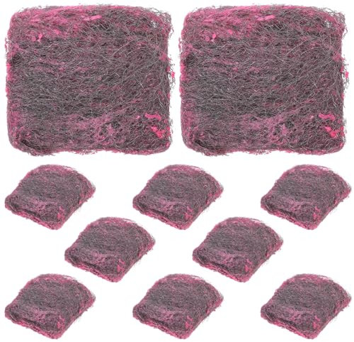 10 Pcs Paño de Cocina, Esponja Doble Cara Antiarañazos Esponja Limpiavajillas y Baño, Reutilizable Alfombrilla de Limpieza para Limpiar Ollas y Sartenes de Suciedad y Restos de Comida Quemada