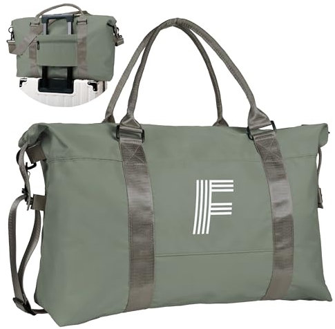 Vogewood Geschenke für Tochter, Reisetasche, Sporttasche, personalisierte Wochenendtasche mit Schultergurt, Monogramm, Übernachtungstasche, Geschenk für Freundin, Schwester, Frauen Geschenke,