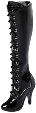 rockible Action Figuren Im Maßstab 1:6, Hohe Stiefel, 12 Zoll Weibliche Puppen High Heel Stiefel, Langlebig, Tragbar, Kostüm, DIY Puppenschuhe mit Kugelgelenk