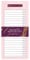 Magnetic Shopping List Must DO to Do List Pad Fridge Magnet Pink Purple Gift