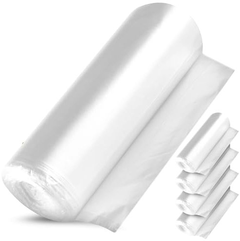 125 Müllbeutel [5L] Mülltüten für kleine Kosmetikeimer oder Badezimmer Mülleimer | Hygienebeutel, Kosmetikbeutel, trash bags, garbage bags | 5 Rollen, Transparent | Steßmer