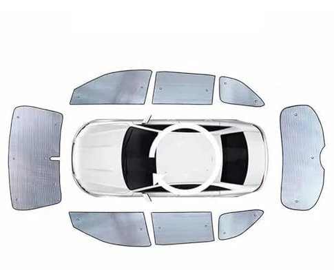 Auto Vorhänge Auto-Vollabdeckungen Sonnenblende Auto-Sonnenschirm Fensterblende Sonnenschutz-Abdeckung Für VW Für Caddy MK3 2K Für Maxi 2003–2016 2017 2018 2019 Auto Fenster Sonnenschutz(Rear Windshie