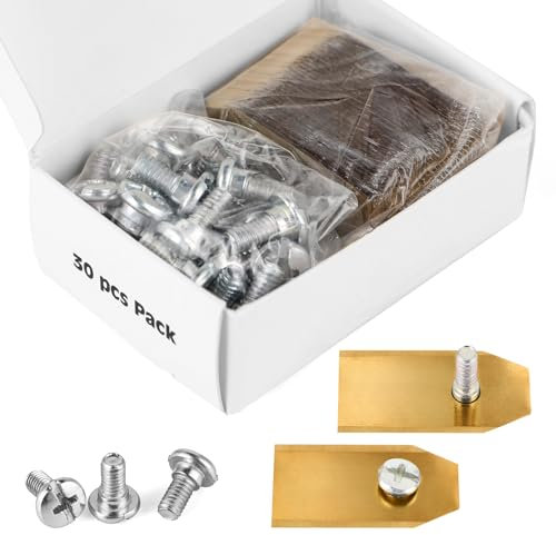 Cuchilla Desbrozadora, Cuchillas universales para robots cortacésped con tornillos, adecuadas para todos los repuestos de robots cortacésped Automower, Gardena, Yardforce