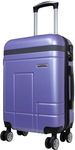 Warenhandel König Hartschalen Koffer Trolley Luzern Handgepäck - Farbe Blau - Gr. M