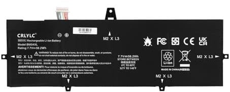 CRLYLC BM04XL Laptop Battery for HP EliteBook x360 1030 G3/x360 1030 G4 2-in-1 13.3-inch Series BMO4XL HSTNN-UB7L HSTNN-DB8L L02031-2C1 L02031-241 L02031-5 41 BM0 4056XL-PL L02478-855 L02475-855