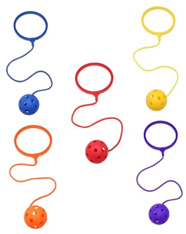 NESTINGHO 5 Teiliges Springball Spielzeug Kinderspielzeug Mädchen Spielzeug Kinderspielzeug Sport Skip Ball Knöchel Spielzeug Für Kinder Knöchel Sprung Spielzeug Skip It Knöchel