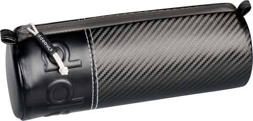 BRUNNEN Schlampermäppchen s'maepp M „Carbon“ | schwarz/Silber
