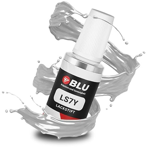 BLU Stylo de Retouche de Peinture Argent Compatible avec SEAT LS7Y Gris Lune | Réparation de Peinture Automobile
