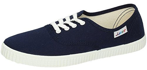 JAVER 60 Deportivas Bambas Mujer Zapatillas (41 EU, Marino)