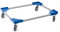 aidB Transportroller Variabel - 800x600 - Gummiräder 4 Lenkrollen Blau