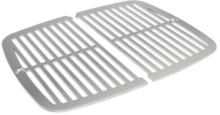 Edelstahl INOX Grillroste für Weber Pulse 1000 | spülmaschinenfest - Set aus 2 Hälften