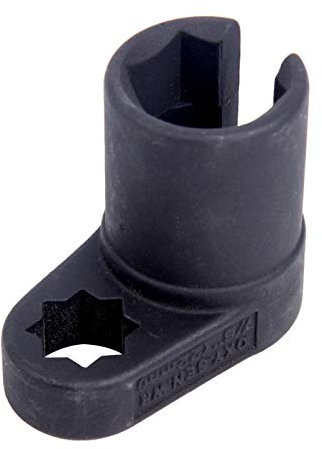 Ambienceo lambdasonden schlüssel abgewinkelt 12,5 mm (1/2) Doppel-4-kant AntriebSW 22 mmSchlitz 11 mm Nuss