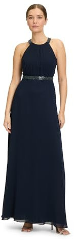Vera Mont Damen Abendkleid rückenfrei Night Sky,40