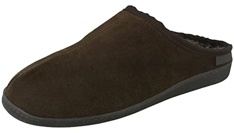 Hush Puppies Men's Ashton Slipper, Brown, 10 UK