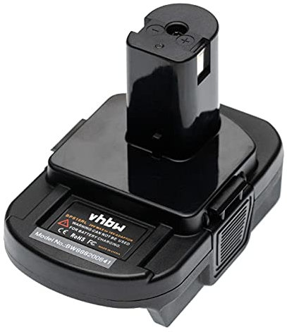 vhbw Akku-Adapter kompatibel mit Stanley Elektrowerkzeug/Akku - Adapter für 20 V Li-Ion Akkus auf 18 V Akkus kompatibel mit Ryobi-Gerät