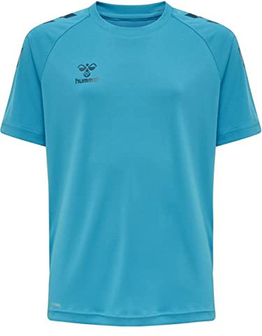 hummel hmlCORE XK CORE Poly Tee S/S Kids, Blue Danube, 140