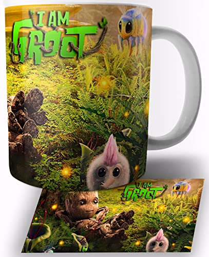 TusRelojes I Am Groot B Tasse en Céramique Blanche 325ml Mug