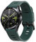 kwmobile Pulsera compatible con Huawei Watch GT 3 (46mm) correa - 1x Correas de silicona flexible - Tamaño ajustable - verde oscuro