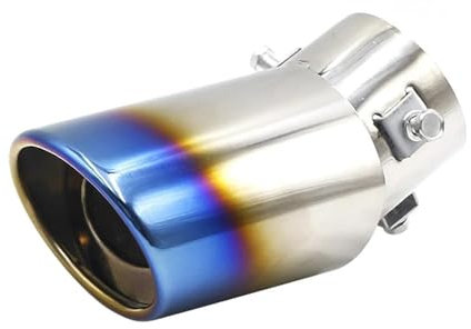Auto Auspuffrohr für VW GTI CC GOLF 7 Golf 6 MK6 Polo Tiguan,Edelstahl Auspuff Schalldämpfer Endrohr Rohr,Auspuff Adapter Reduzierstück Abgasanlage Auspuff Pfeife Zubehör,A4