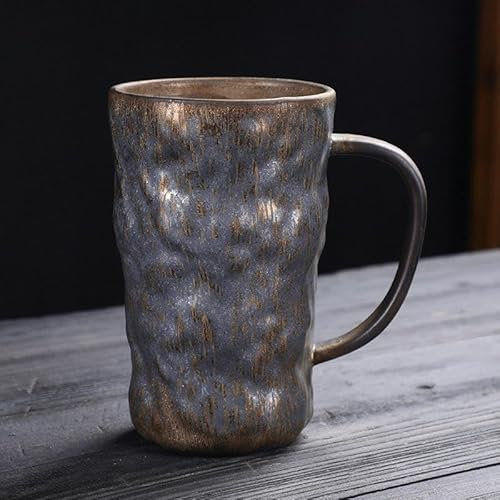 Taza De Gran Capacidad De 800Ml, Taza De Agua, Taza De Cerámica, Taza De Café De Gres Retro, Taza De Desayuno, Taza De Cerveza