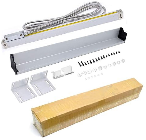 Linearskala für Drehmaschine, 100mm hohe Präzision elektronisches Lineal für Fräsmaschine, komplettes Zubehör, Linearskala, digital, Anzeige DRO
