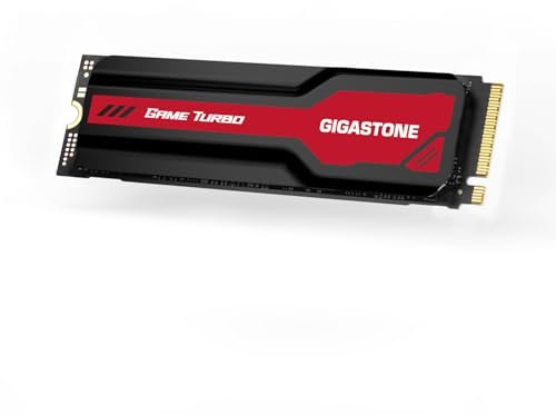 Gigastone M.2 SSD 4TB mit Kühlkörper Optimiert für PS5 NVMe SSD M.2 2280 PCIe Gen4 Ultraschnelle Interne Gaming SSD Laufwerk Spielen Videoschnitt Laptop Desktop Speicher Bis zu 7.000MB/s
