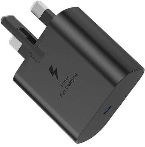 For Samsung Fast Charge Plug, Samsung USB C Charger Plug UK Type C Charging Plug USBC for Samsung Galaxy S25/S24 Ultra/S23/S22/S21 FE/S20/A16/A15/A14/A13/A12/A32/A33/A34/A35/A52S/A53/A54/A55/A05S/A20E