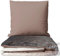 Leonado Vicenti Renforcé Bettwäsche 200x200 cm 100% Baumwolle 3 Teilig Florales Design Braun Beige Schwarz Set mit Verdecktem Reißverschluss Wendebettwäsche