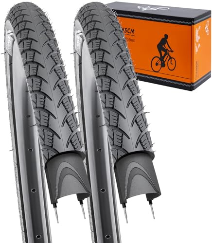 YunSCM 2Pcs 60TPI Nylon Pannensicher 28 Zoll Reifen 28x1.60 700x40C Mantel 42-622 kompatibel Rennrad/City Bike Fahrradreifen 700x38C 700x40C 700x42C