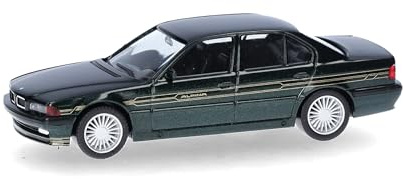 Herpa Modellauto BMW Alpina B12 5.7 (E38), Miniatur im Maßstab 1:87, Sammlerstück, Made in Germany, Modell aus Kunststoff