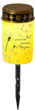 Grablicht, Garten Kerzenlampe, LED Grab Solarleuchte Solarbetrieben Mit Bewegungsmelder Für Den Außenbereich Gartenweg Dekoration Haus