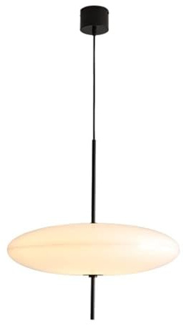 LXYAYY Creative Flying Saucer Chandeliers Acrylic Lampshade Ceiling Pendant Light, Nordic Retro Art Hanging Lighting for Dining Room Bedroom Hallway Kitchen(white)