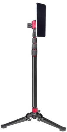 XUMIUZIY Golf Tripod, Magnetic Phone Holder with 360° Ball Head and Extendable 40cm to 160cm Aluminum Alloy Legs, for Golf Swing Training Smartphones Cameras