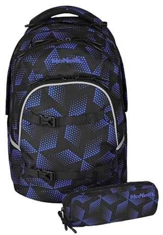 McNeill Schulrucksack Milo School Backpack Bishi schwarz