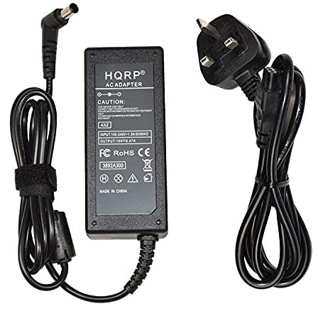 HQRP 19V AC Adapter Compatible with Samsung BN44-00838A A5919_FSM UN32J5003 UE32J5200A UE55J6150 UE32J4000 UE32J5000 UE32J5005 UE32J4500A UE55J6175 UE50J6175 LED HDTV TV Power Supply