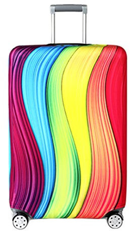 Comfysail Elastisch Reise Kofferhülle Kofferschutzhülle Koffer Schutzhülle mit Reißverschluss Luggage Cover für 18-32 Zoll Koffer