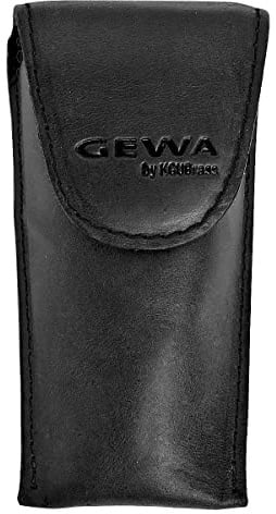 GEWA Mundstücktasche Crazy Horse Trompete schwarz einfach Trompete schwarz