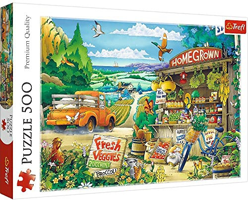 Trefl, 37352 Puzzle, Morgen auf dem Lande, 500 Teile, für Kinder ab 10 Jahren