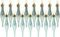 Christmas Concepts® Packung mit 15-8,5 cm Tröpfchenkugeln - Matt- und Glitterdesign - Weihnachtskugeln… (Minzgrün)