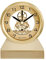 Bulova Golden Eye Tischuhr, Messing (B1710)