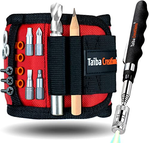 Geschenke für Männer, Magnetarmband Handwerker 2025 inkl. Magnetstab und Bleistift, Werkzeug Vater Papa Herren kleine Geschenke Weihnachten, Werkzeuggürtel Geschenkideen Gadget Elektriker